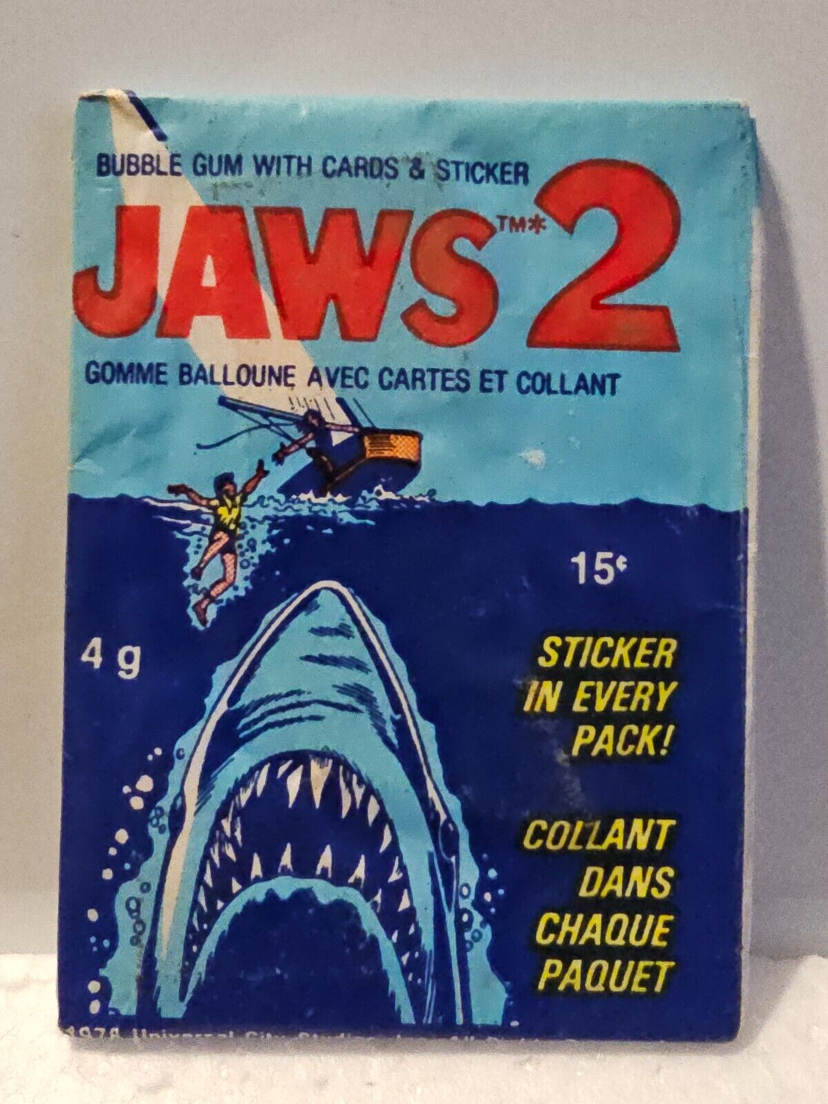 1978 O-pee-chee Jaws 2 Sealed Trading Card Pack NEW