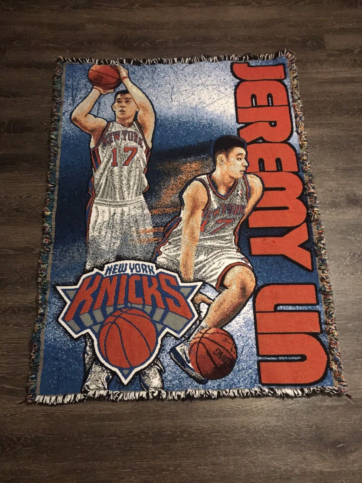 Rare Linsanity Jeremy Lin New York Knicks Blanket- Rug Decor