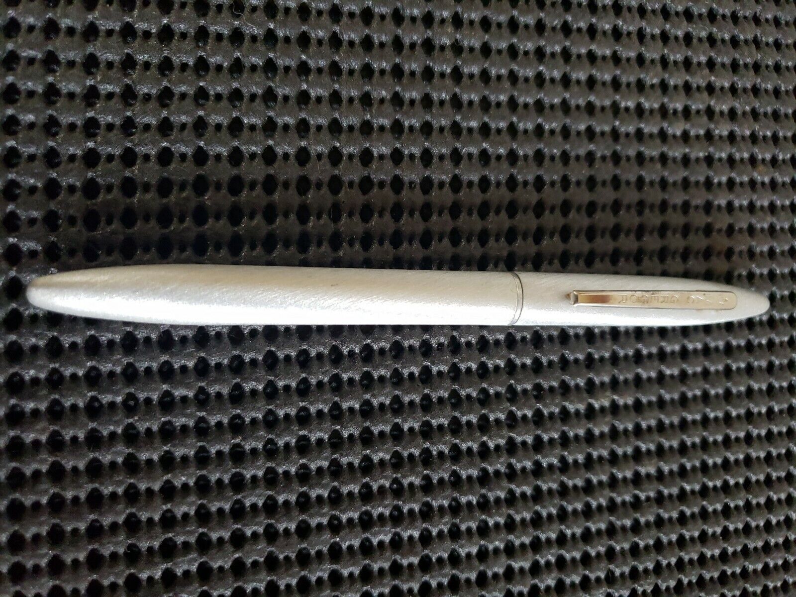 Vintage Brushed Silver Mac Gregor Macgregor Ink Pen Shake Wrong End