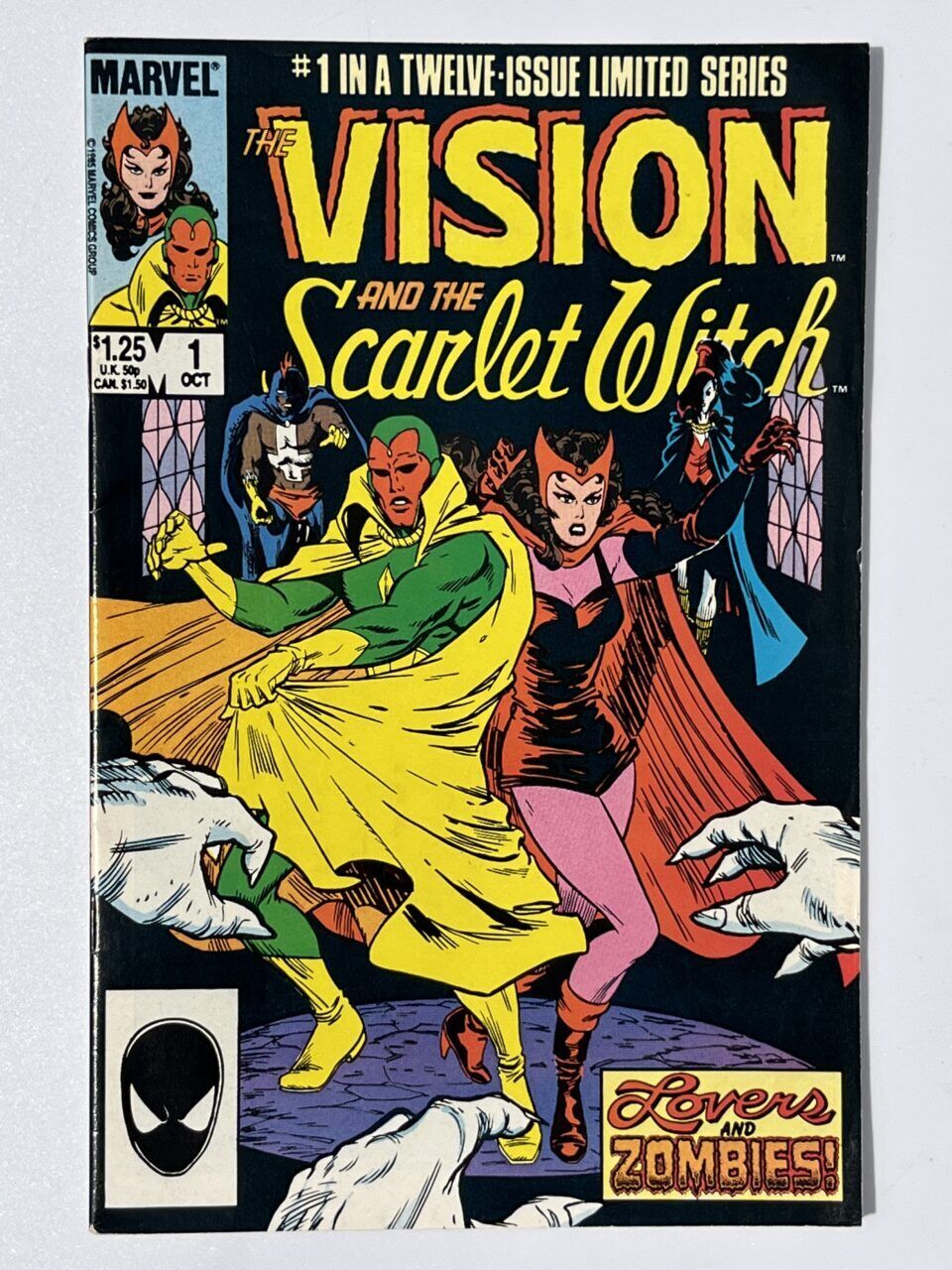 Vision and the Scarlet Witch #1 (1985) Lovers and Zombies in 9.0 Very Fine/Ne...