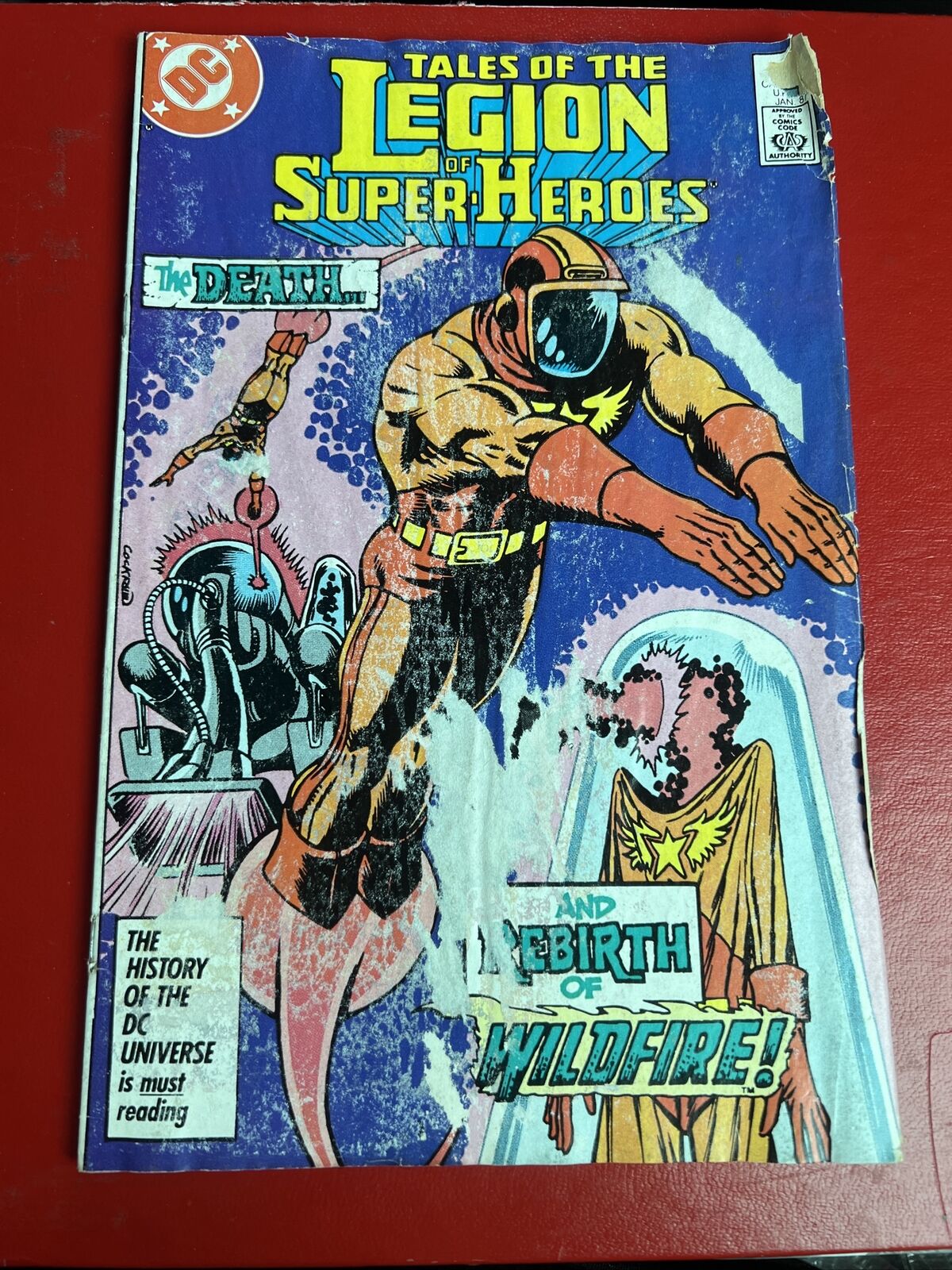 DC Comic Tales of the Legion of Superheroes Issue 343 January 1987 Wildfire