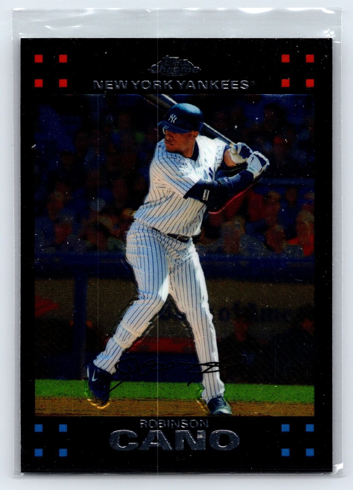 2007 Topps Chrome Robinson Cano #100 New York Yankees