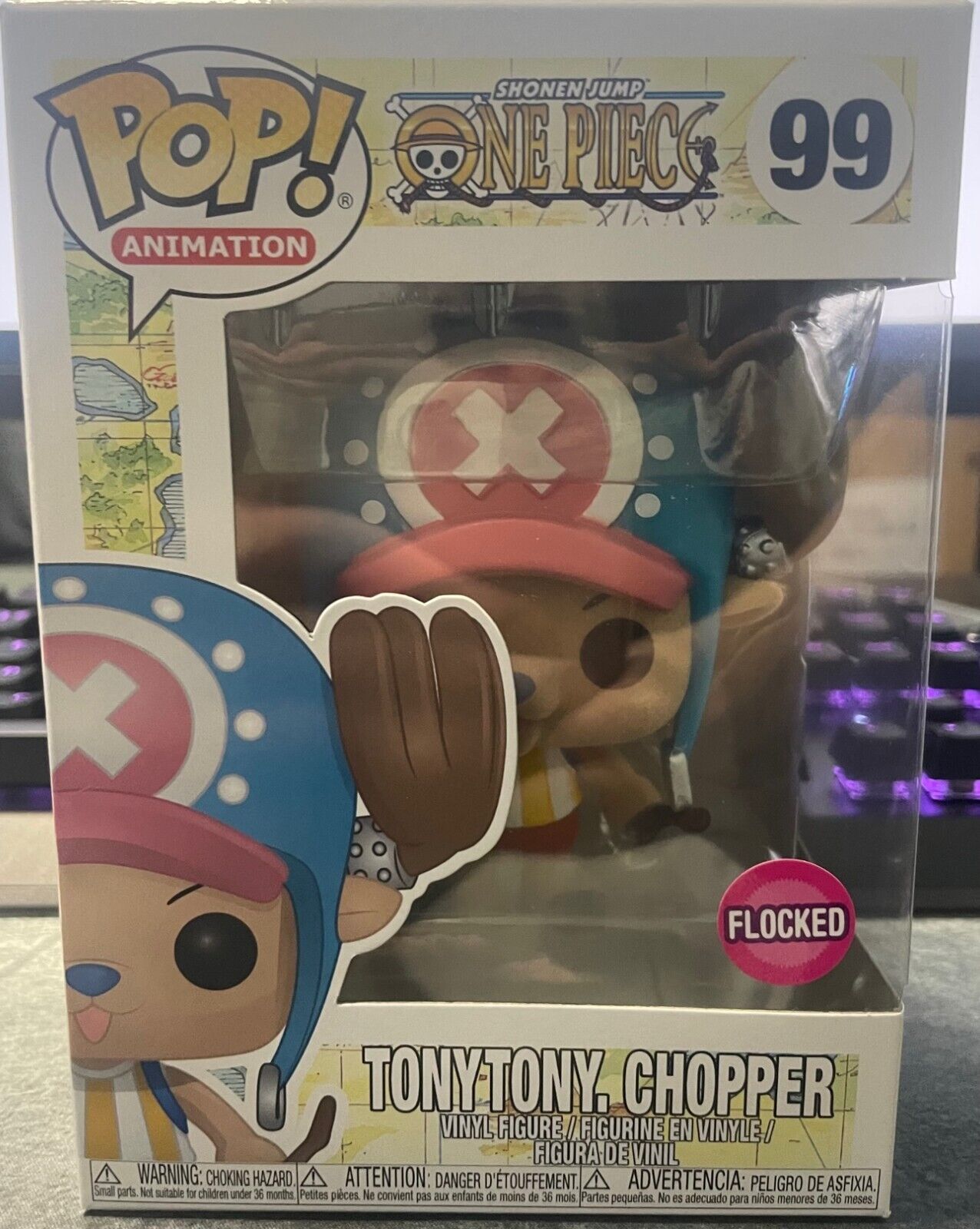 Funko Pop One Piece Tony Tony Chopper Flocked 99 Ready To Ship