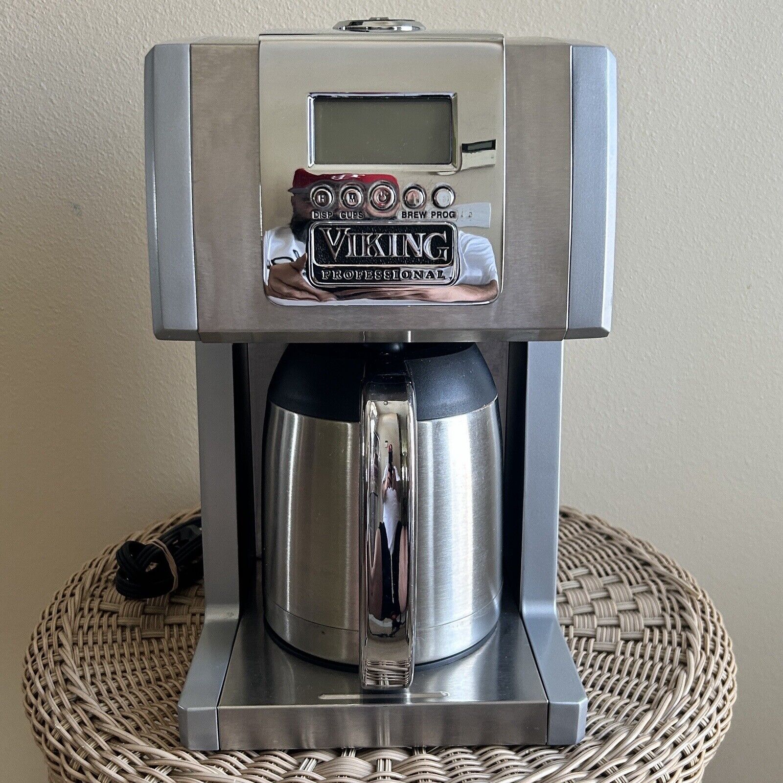 VIKING PROFESSIONAL 12 cup Programmable Coffee Maker. Model #VCCM12MS