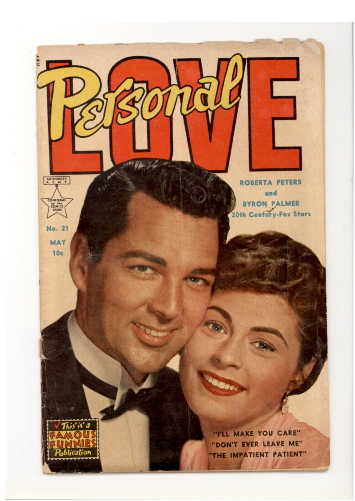 Personal Love 21 Low Grade Famous Funnies 1953