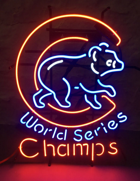 CoCo Chicago Cubs World Series Champs Beer Neon Sign Light 24\
