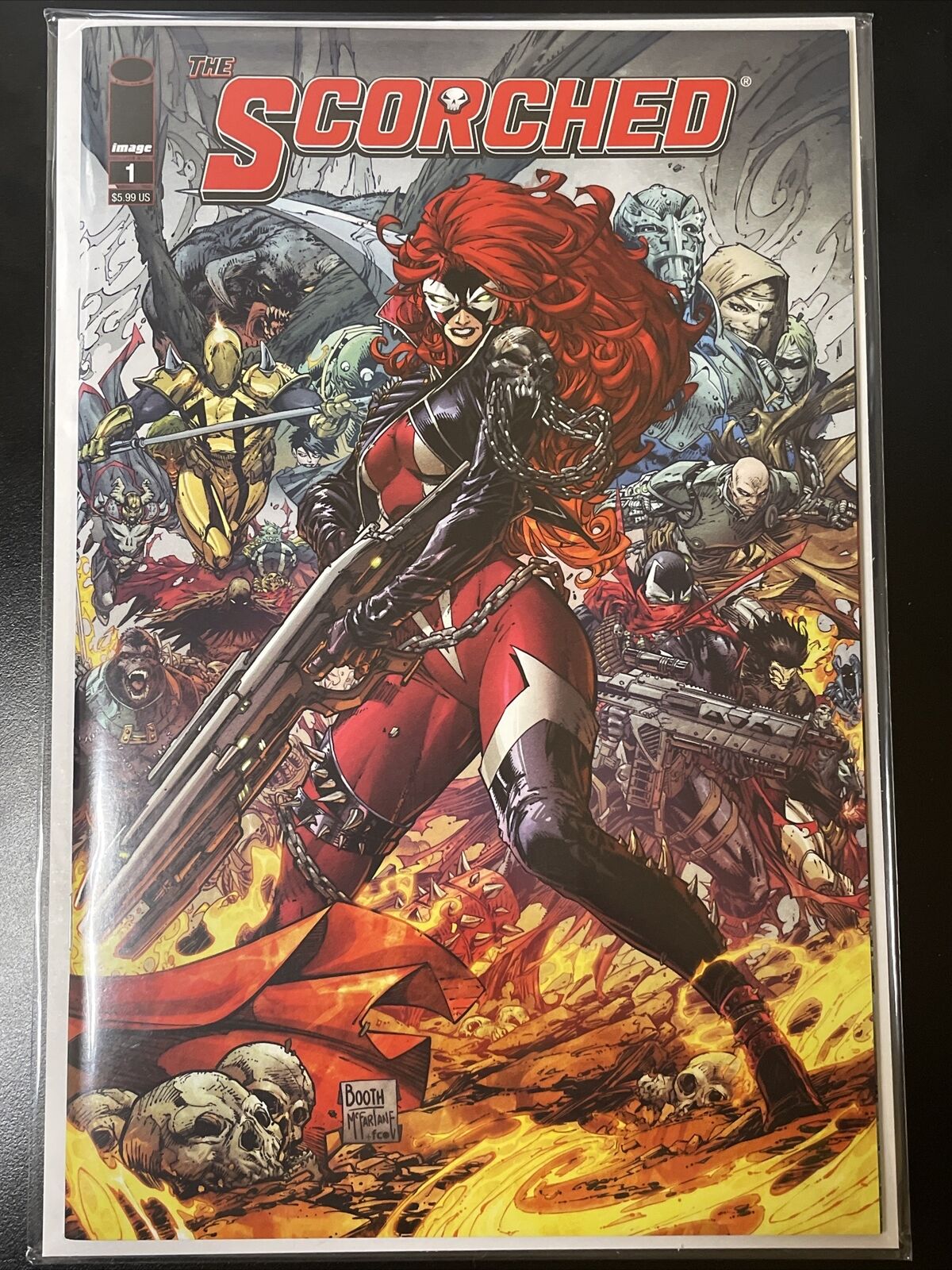 Spawn's The Scorched #1 Brett Booth Cover B Variant 2021 Image Comics McFarlane