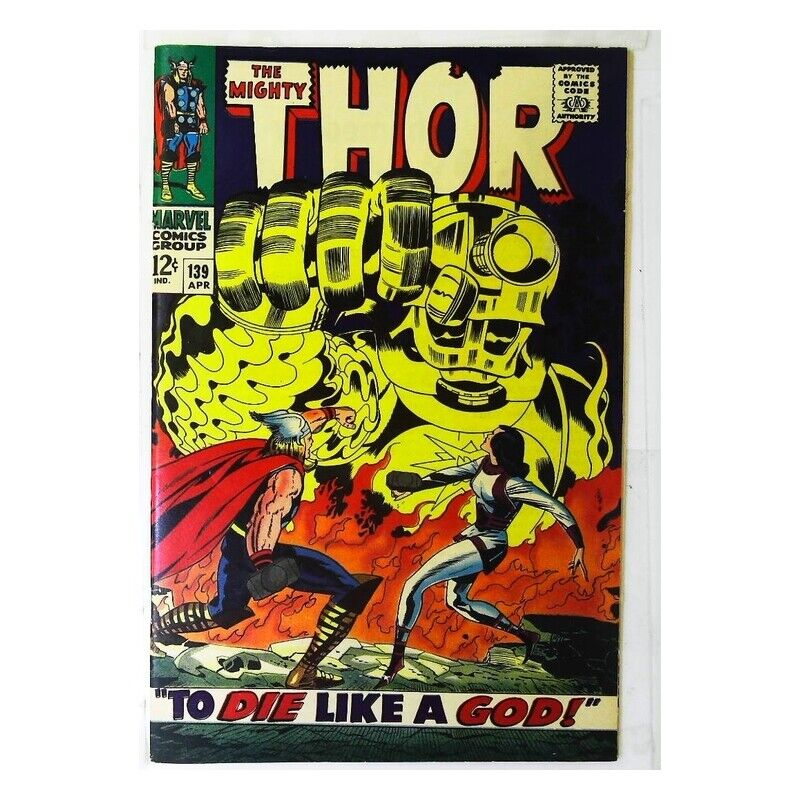Thor (1966 series) #139 in Very Fine condition. Marvel comics [l/