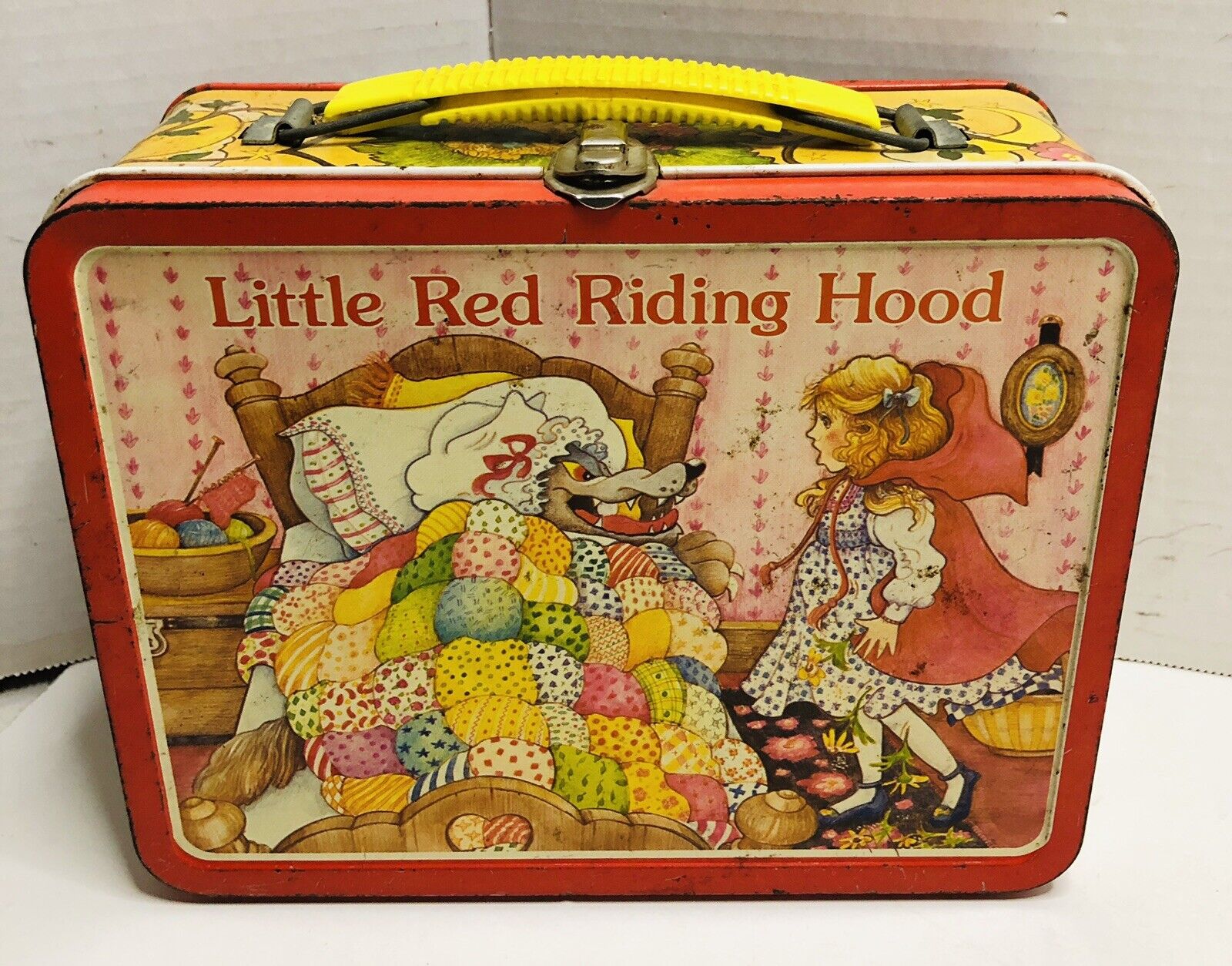 Vintage Ohio Art Little Red Riding Hood Metal Lunchbox *No Thermos