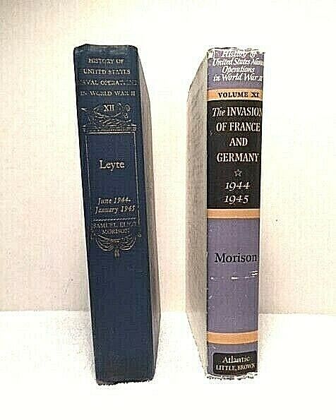 Vol 11 & 12 HISTORY OF US NAVAL OPERATION IN WW II Morison Military Navy 2 BOOKS