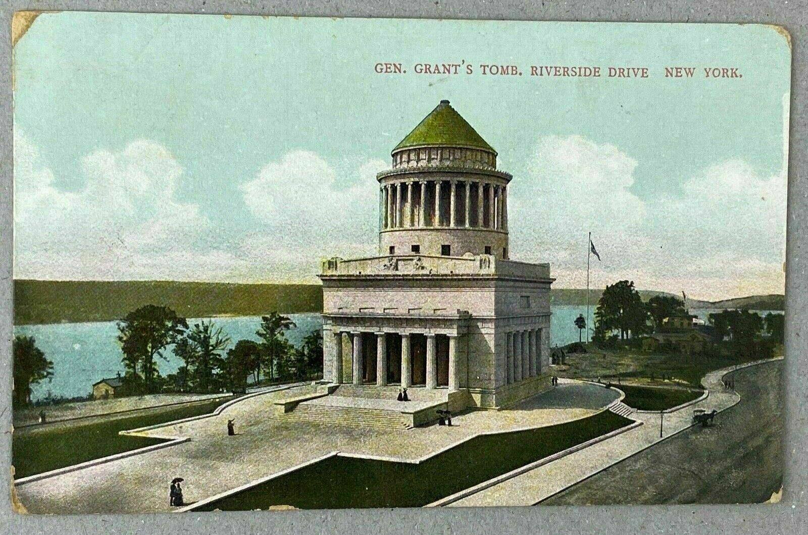 Antique Postcard: 1910 Gen. Grant\'s Tomb Riverside Drive New York