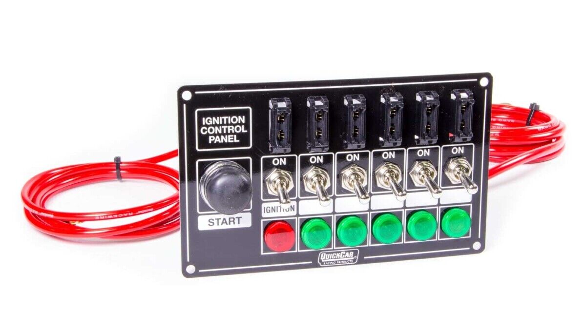 Quickcar Racing Products QRP50-864 Fused Ignition Control Panel with Start Butto
