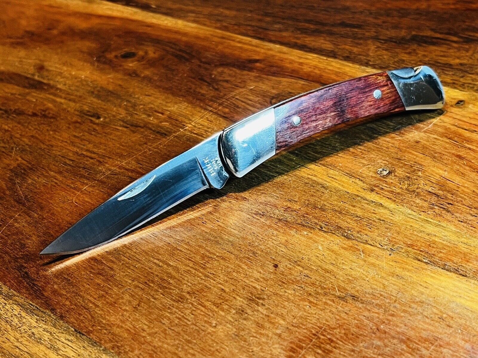 2022 BUCK USA 501 SQUIRE Lockback Knife Wood Handle Forever Warranty