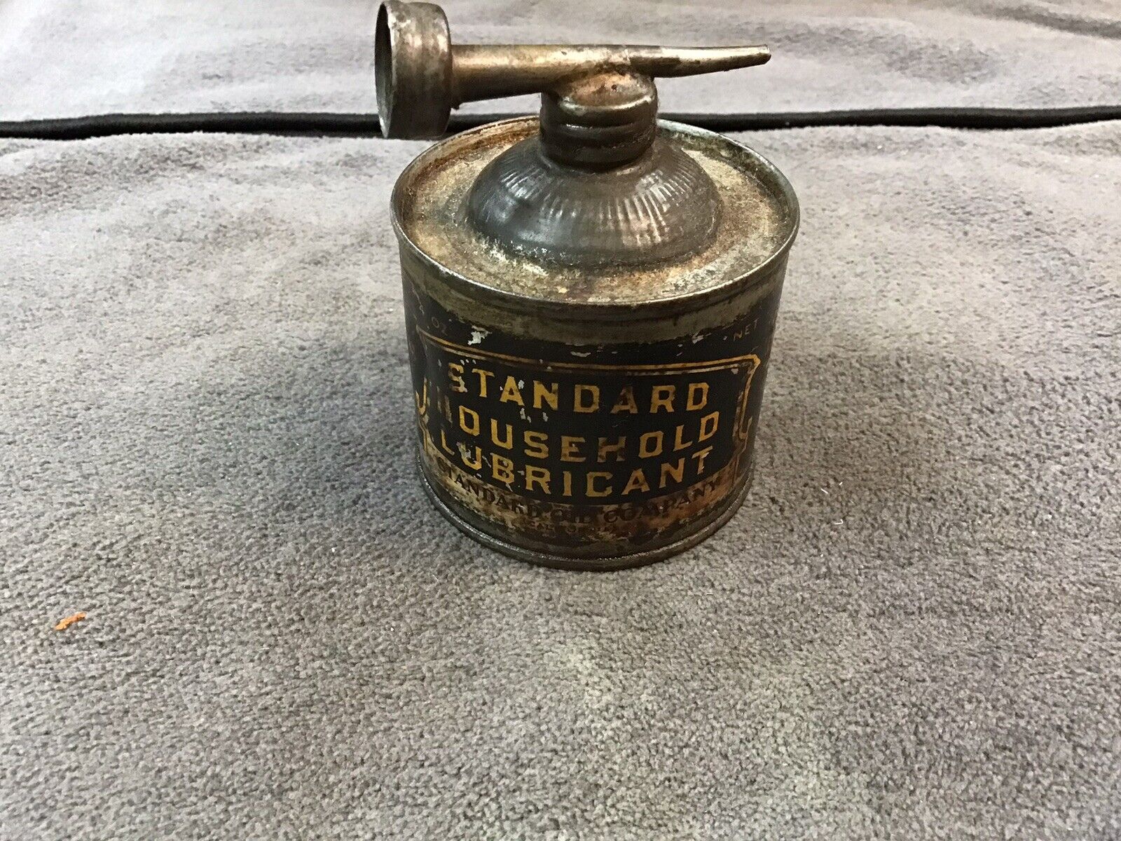 Antique Standard Oil Company of California Household Lubricant Metal Oiler