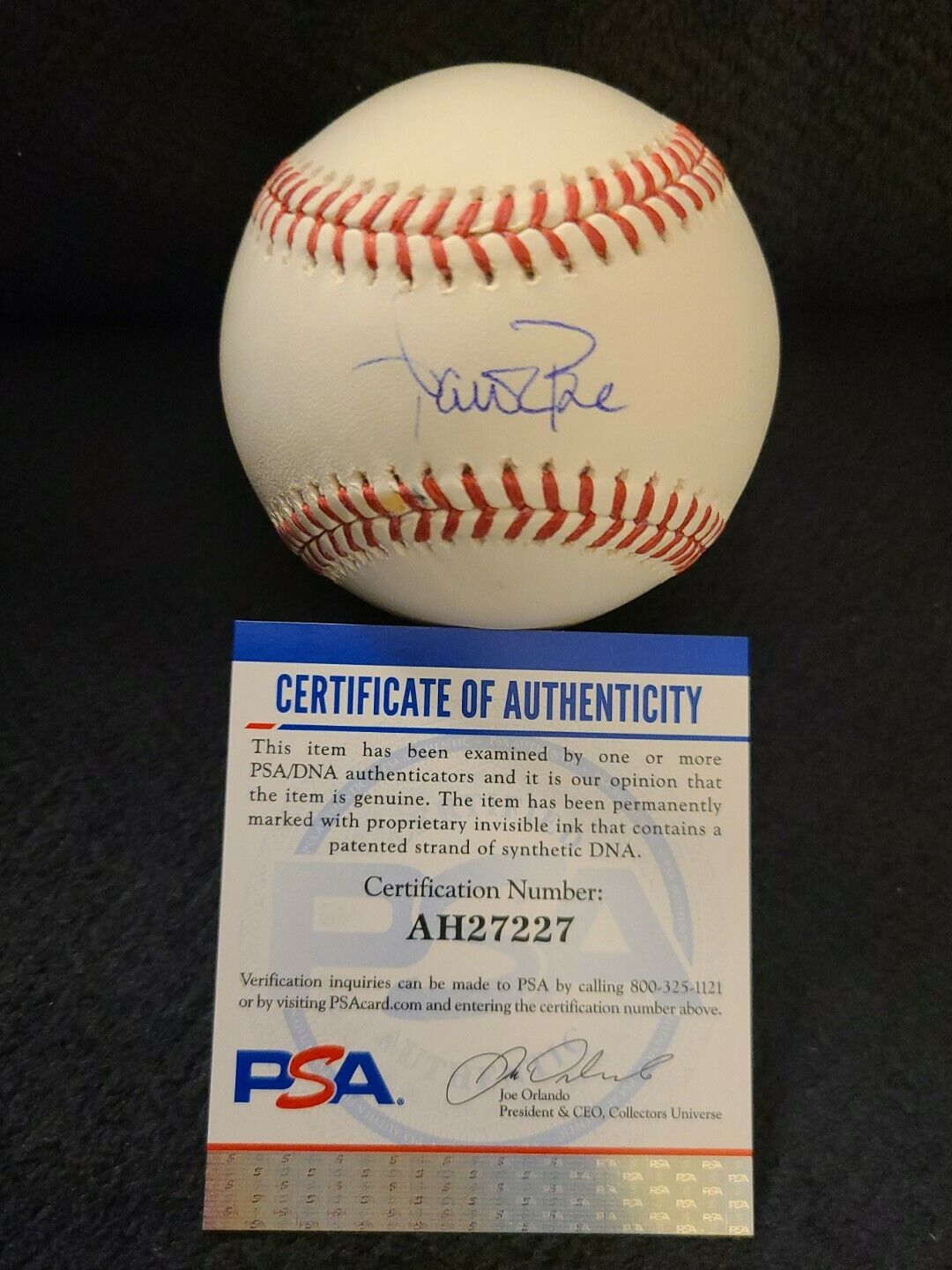 AARON BOONE SIGNED OFFICIAL ML BASEBALL NY YANKEES MANAGER PSA/DNA AUTH AH27227