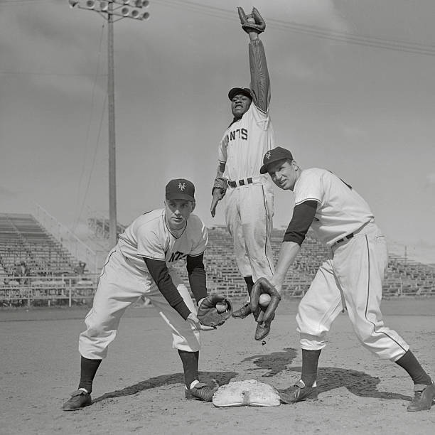 Baseball Players Working out on Field - Rance Pless , a .364 h - 1953 Old Photo
