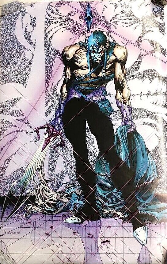1992 DC Eclipso Poster Art By Bart Sears NEW AND RARE