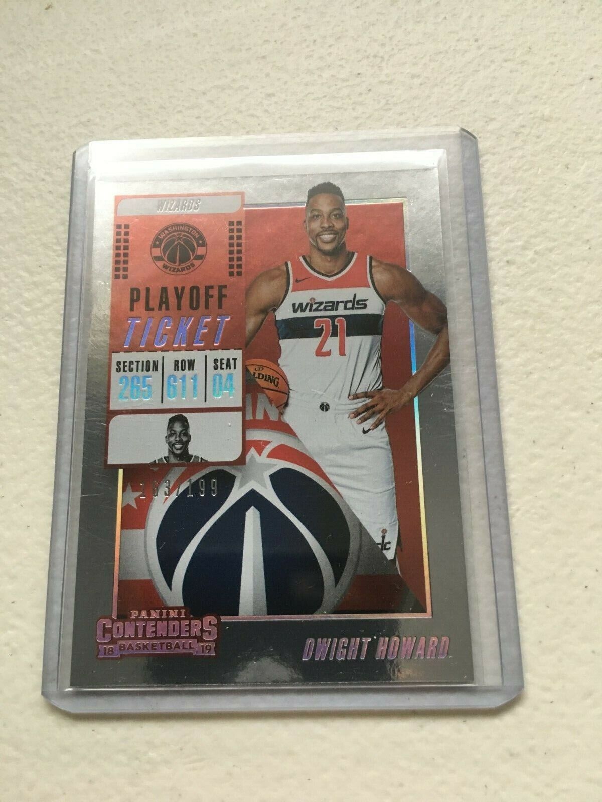 2018-19 Contenders Playoff Ticket Dwight Howard /199