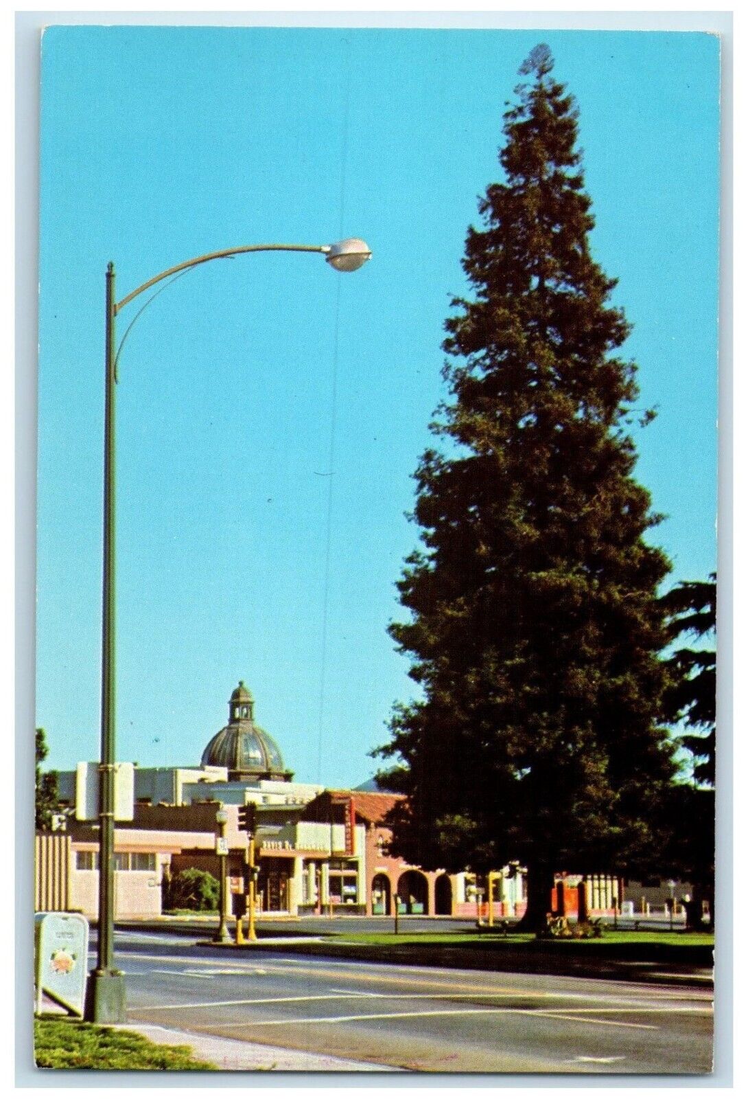 c1960 Redwood City County Seat San Mateo County California CA Vintage Postcard