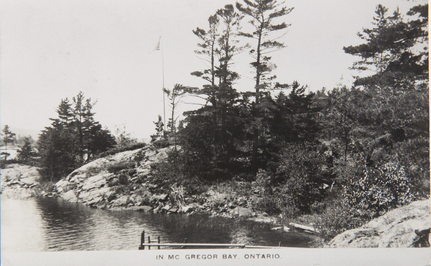 McGregor Bay Ontario ON c1939 RPPC Real Photo Postcard D33