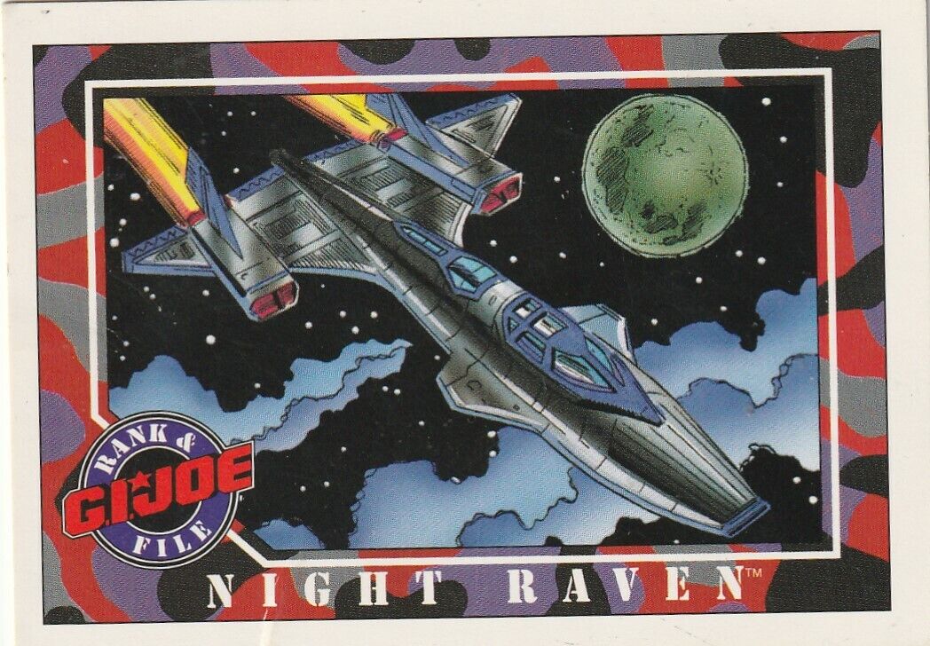 FREE SHIPPING-NRMINT-1991 Impel GI Joe Night Raven #14