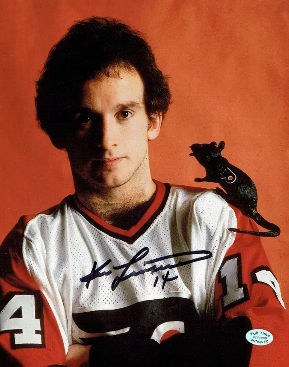 Ken Linseman Philadelphia Flyers Autographed 8x10 Photo Full Time coa