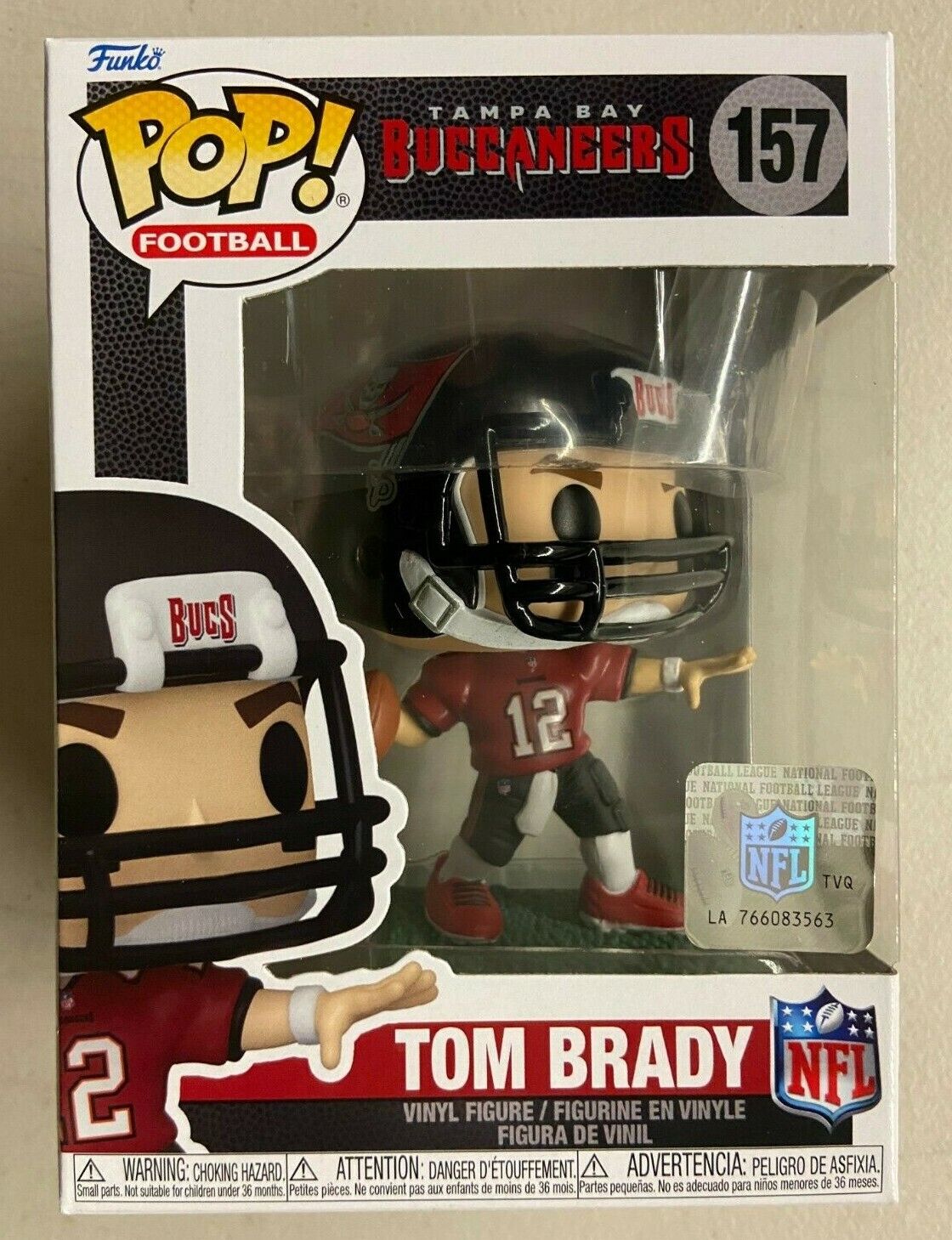 Funko Pop NFL Football Tom Brady Tampa Bay Buccaneers #157 MIB