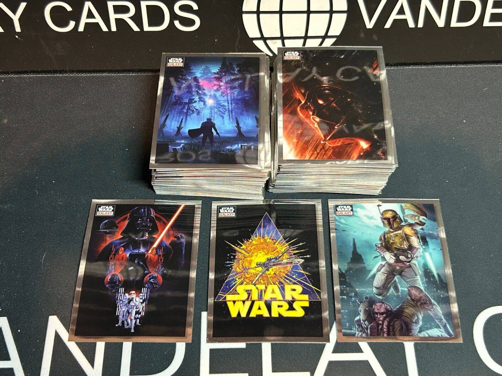 2023 Topps Chrome Star Wars Galaxy Complete Base Set 100 Cards (001-100)