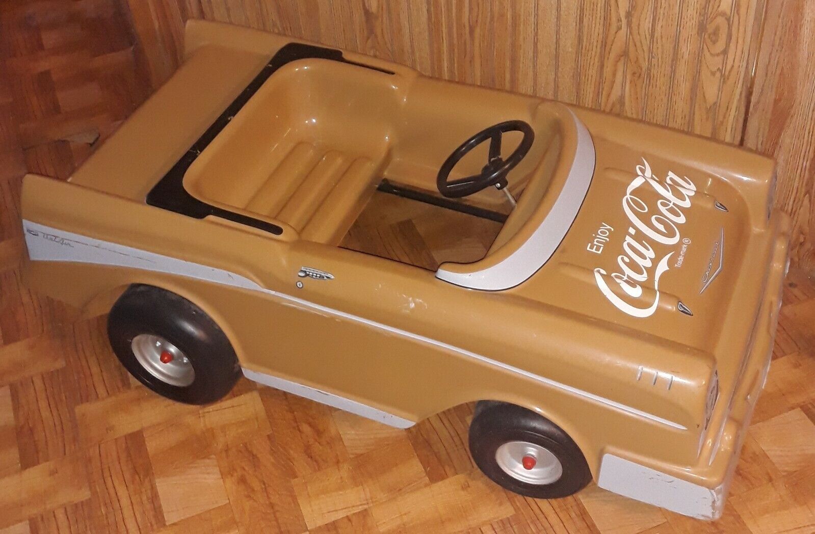 Vintage Chevrolet 1957 Bel Air Coca-Cola  Electric Ride On Car Rare Hedstrom 