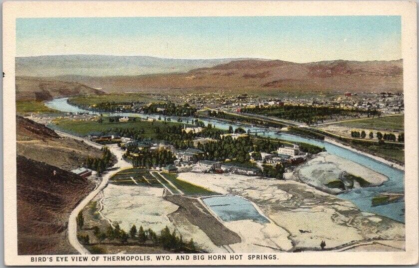 THERMOPOLIS, Wyoming Postcard \