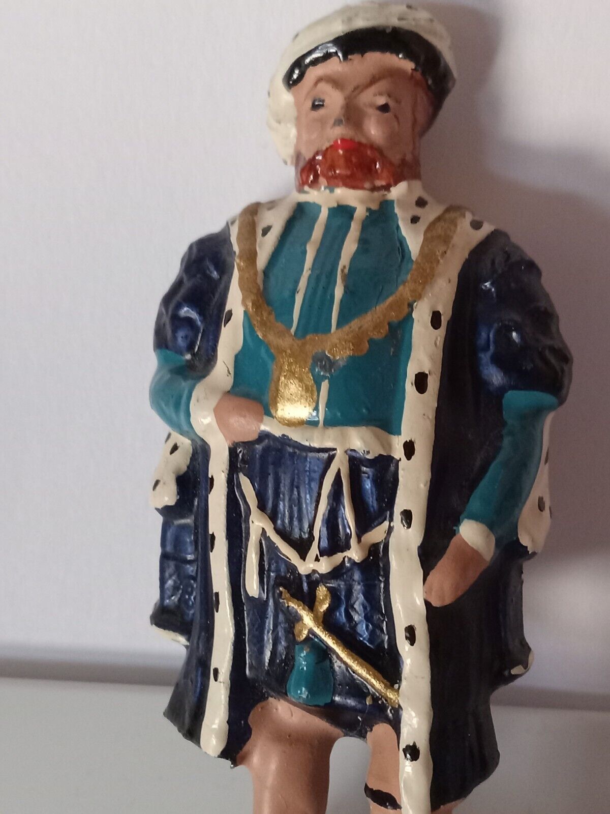 Rare Madame Tussauds London\'s Wax Museum Replica Henry VIIl Miniature Figurine