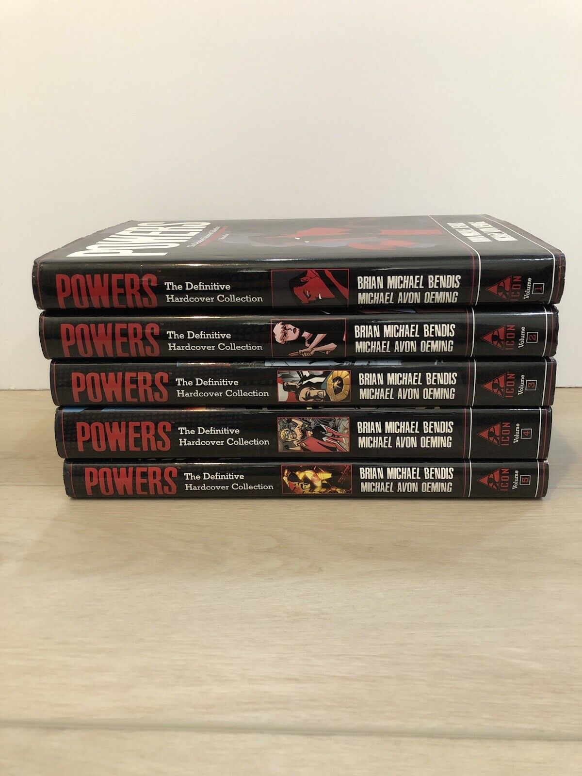 Powers The Definitive Collection Volumes 1-5 Hardcover Brian Michael Bendis AB
