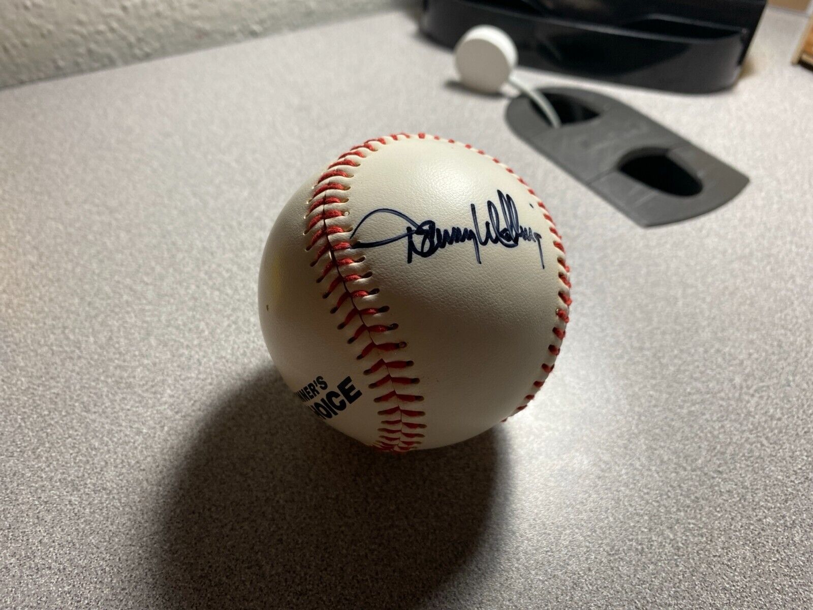 Baseball signed by Houston Astros Player: Denny Walling
