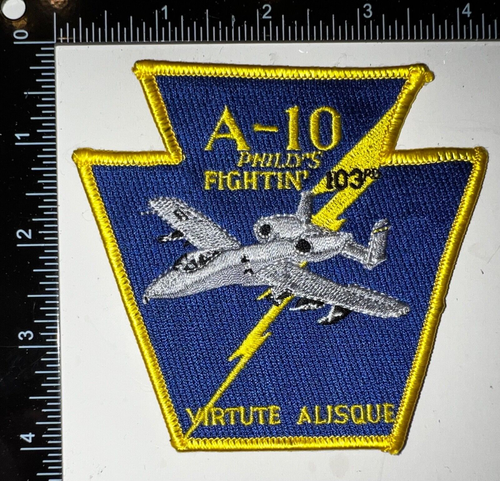 USAF Philly’s Fightin 103rd Fighter Squadron Pennsylvania ANG A-10 Patch