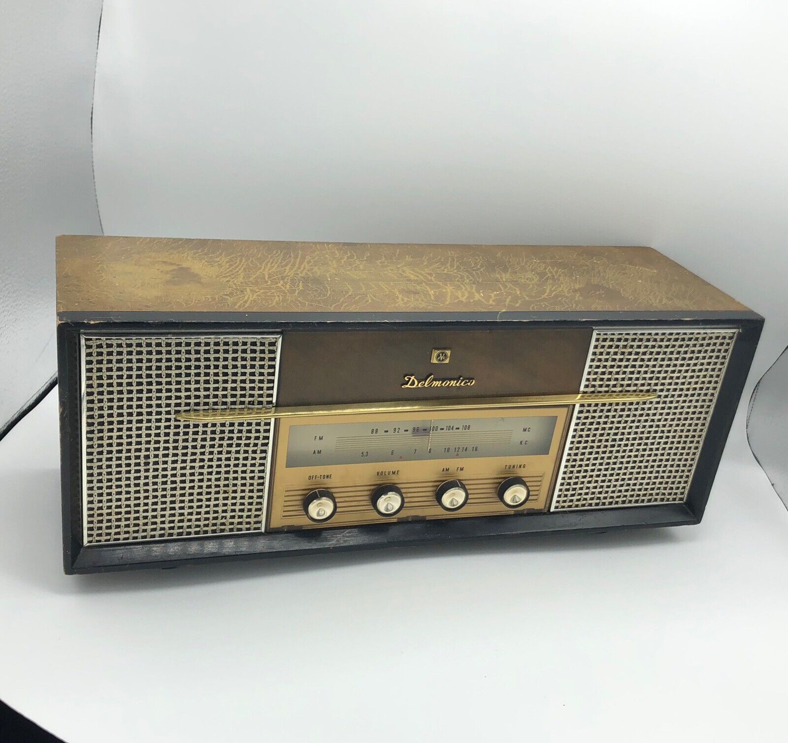 Vintage 1960s JVC Delmonico AM/FM Radio - Model TMF-99U - Tested / Working