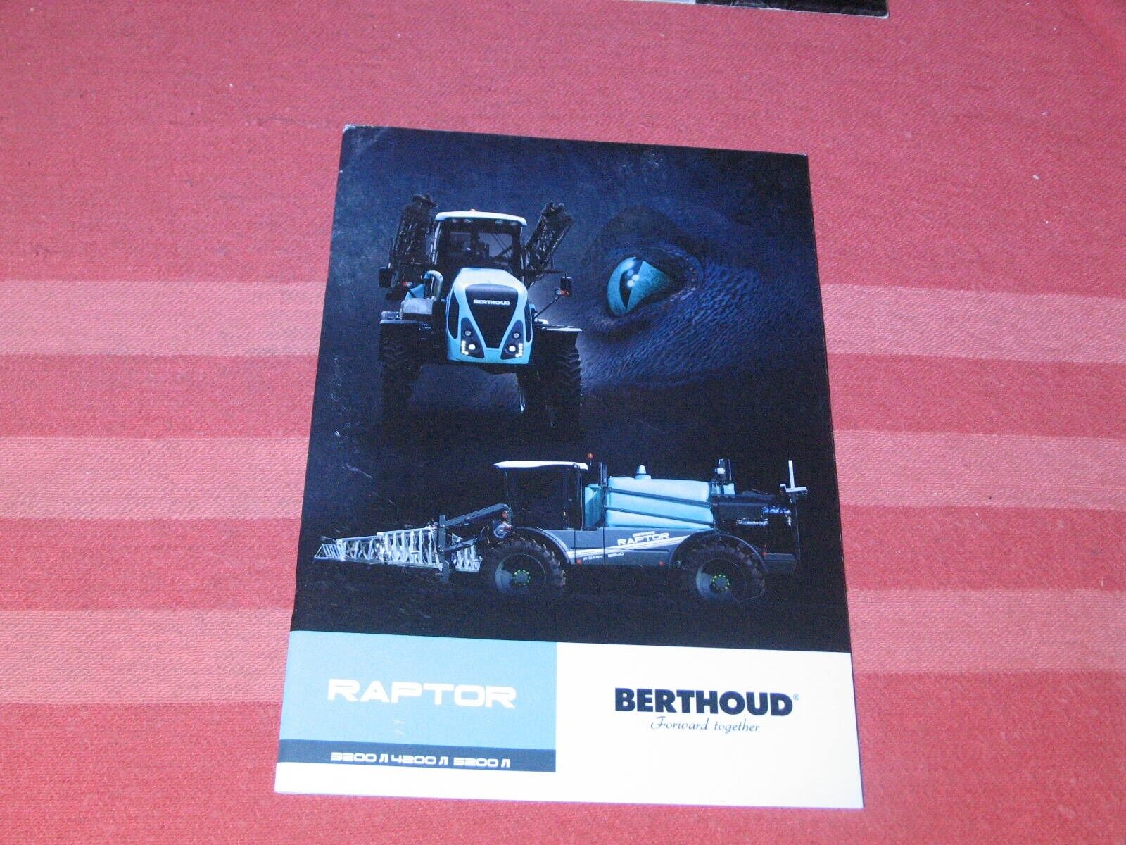 Berthoud Raptor 3200-5200 self-propelled sprayer   brochure  Ukraine market 2018