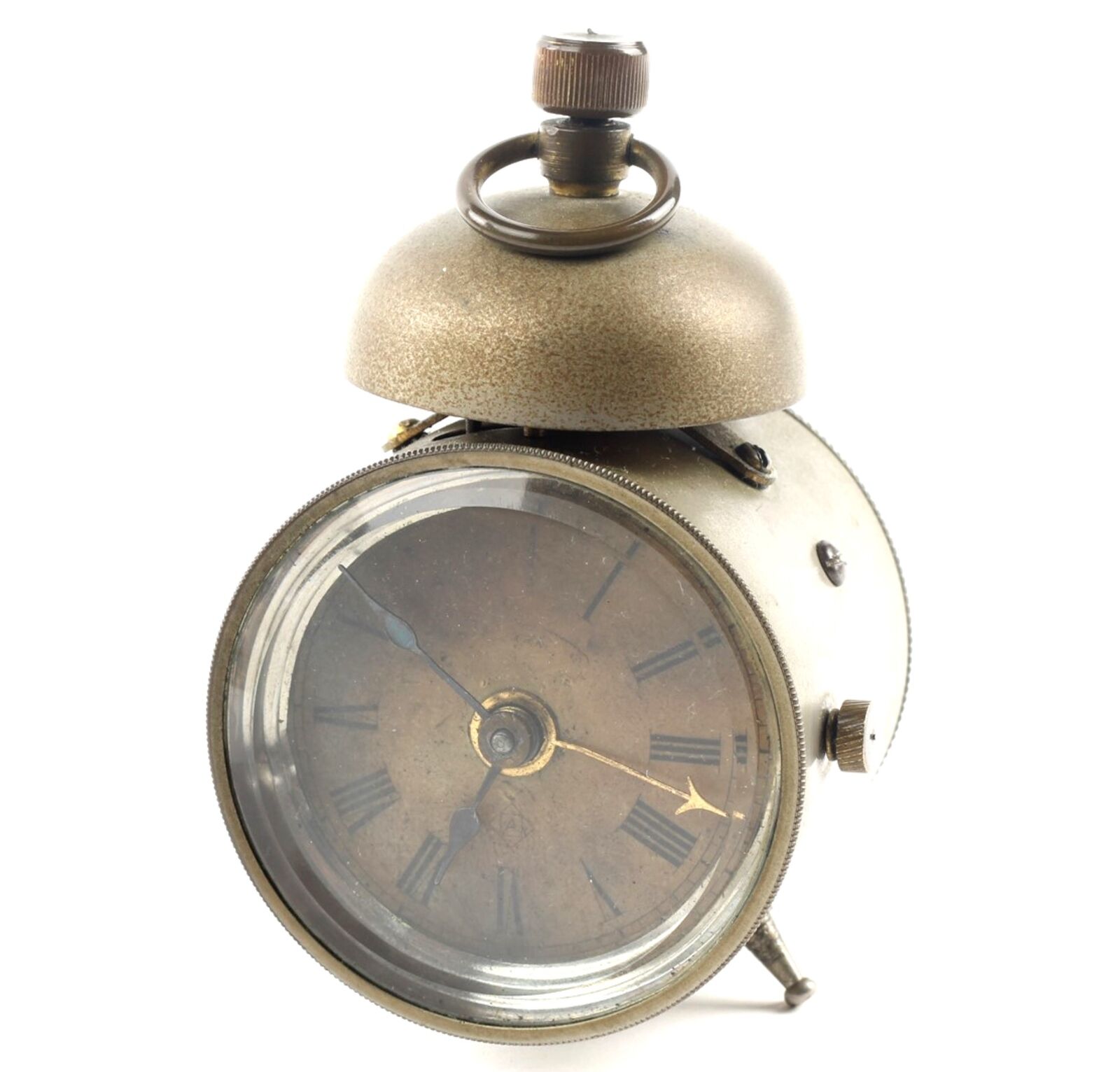 Ansonia Bee Alarm Clock Peg Leg Antique TH-19