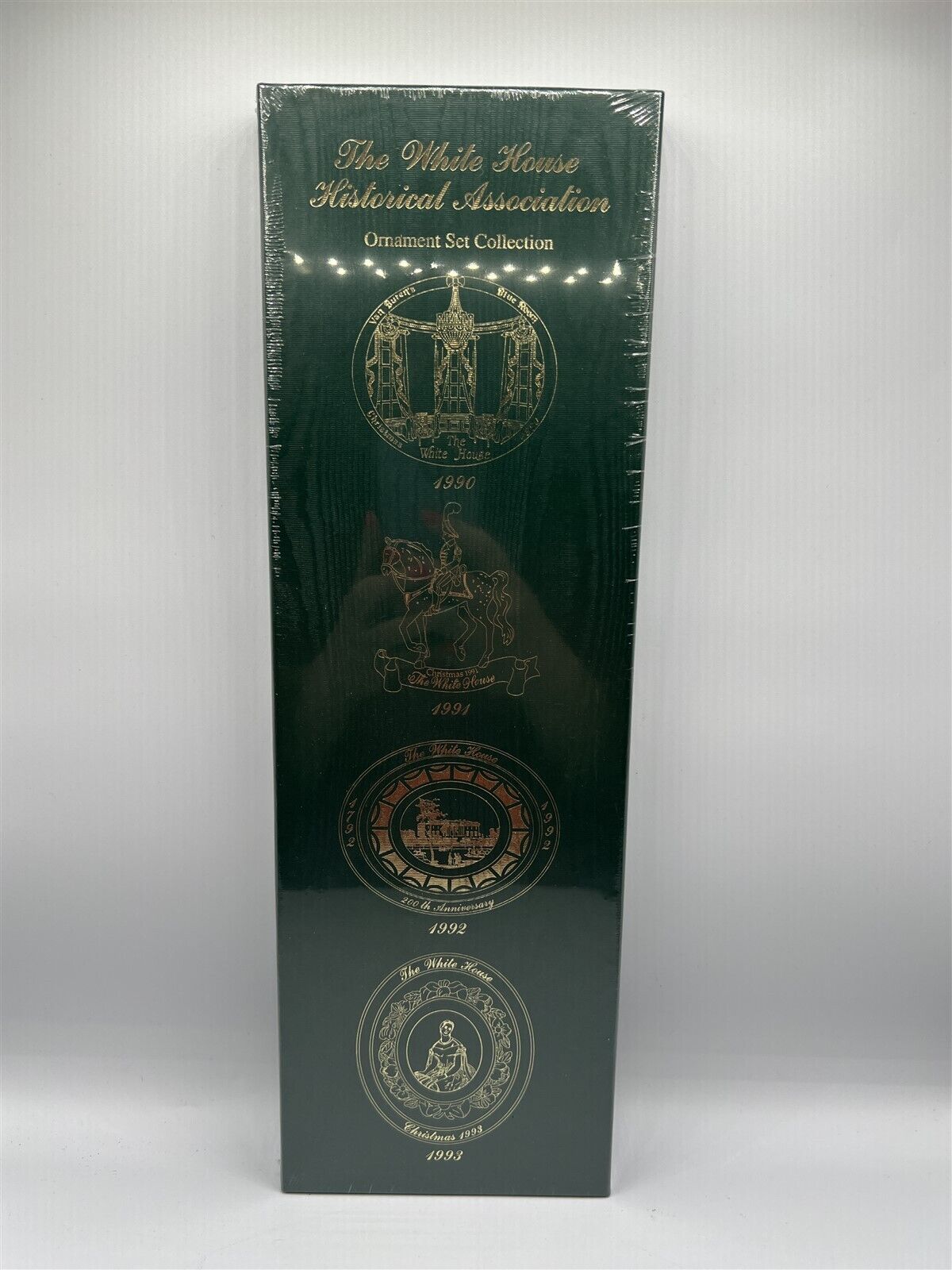 1990 1991 1992 1993 WHITE HOUSE HISTORICAL ASSOCIATION ORNAMENT SET COLLECTION