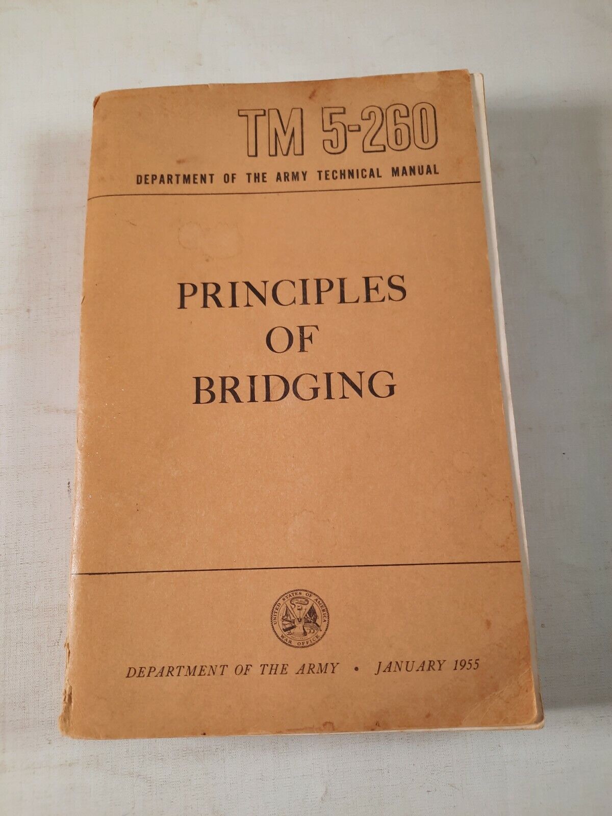 1955 Tm 5 260 Principles Of Bridgeing development of the Army 