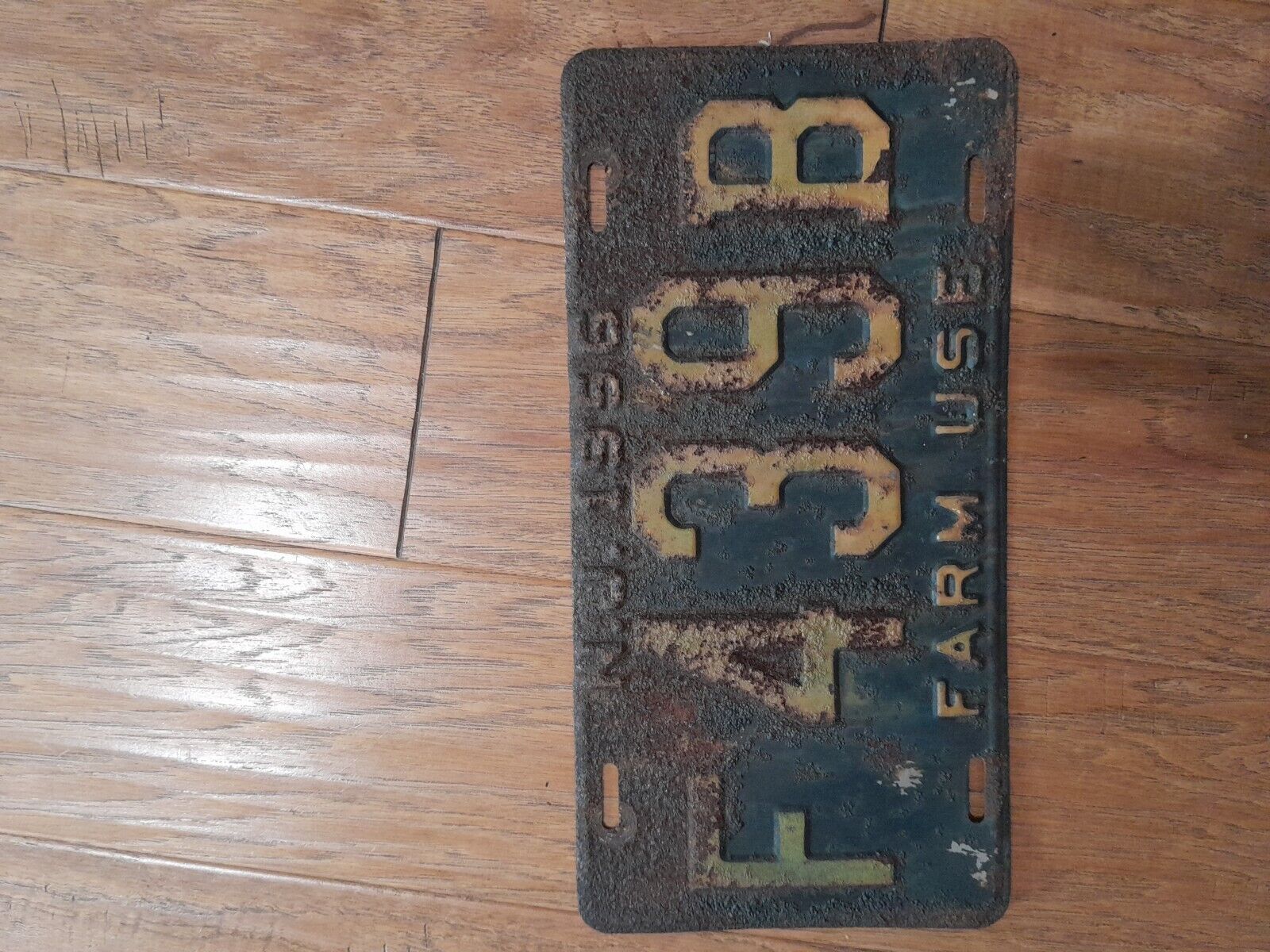 1956 New Jersey License Plate Tag Vintage Antique Collectable