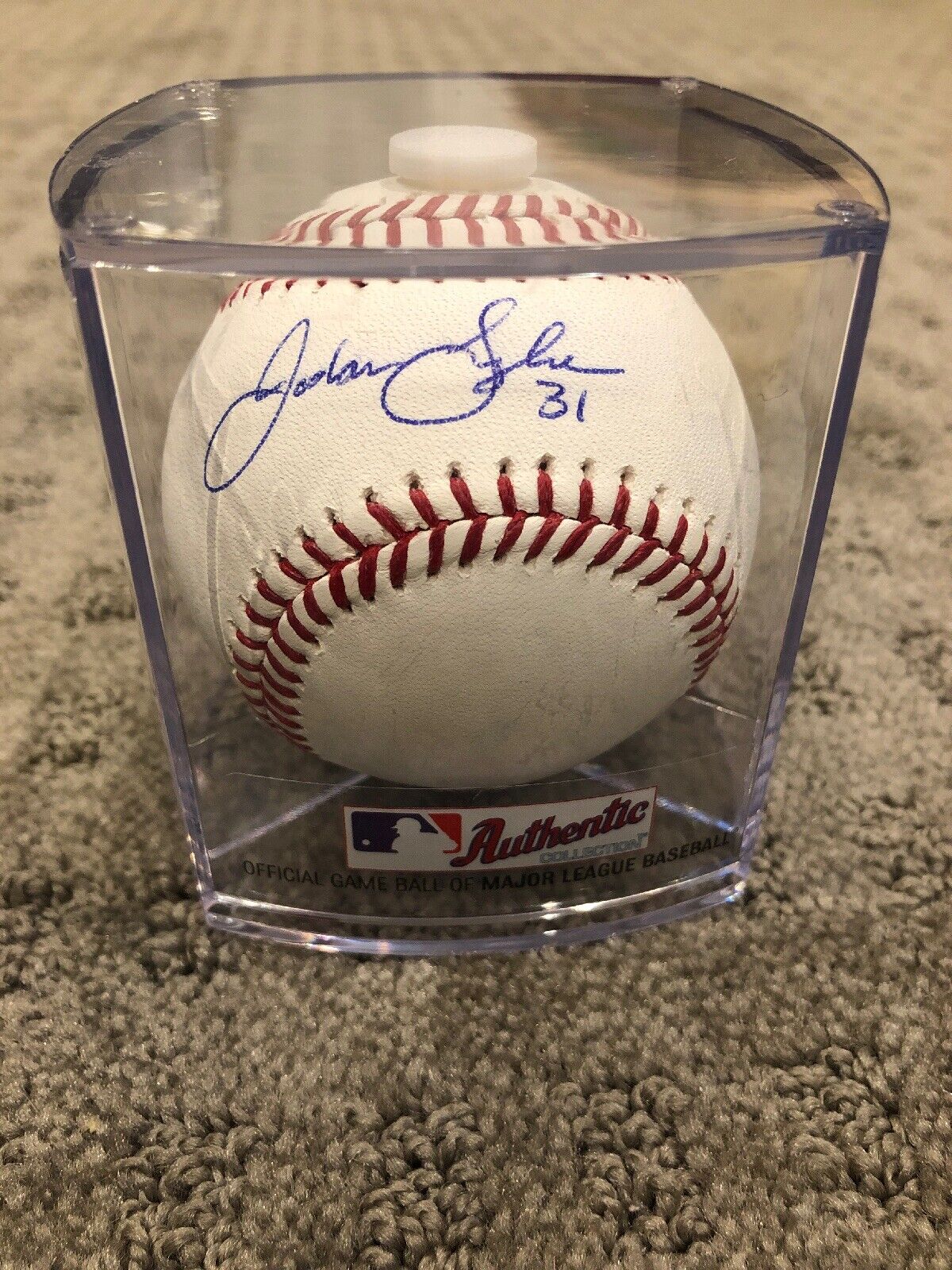 Texas Rangers Pittsburgh Pirates Jordan Lyles Autographed Baseball