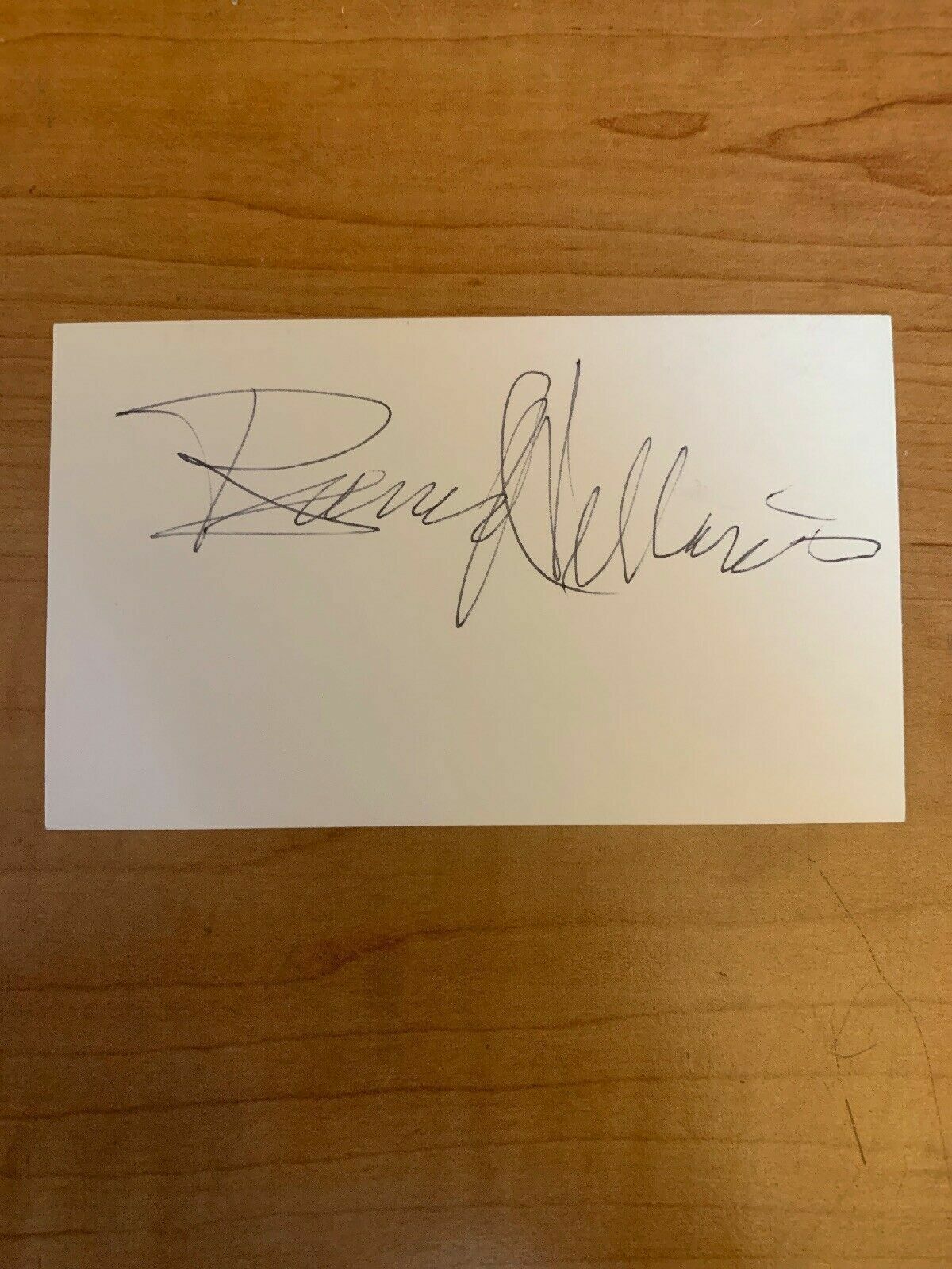 BERNIE WILLIAMS - LASALLE BASKETBALL - AUTHENTIC AUTOGRAPH SIGNED- B3759