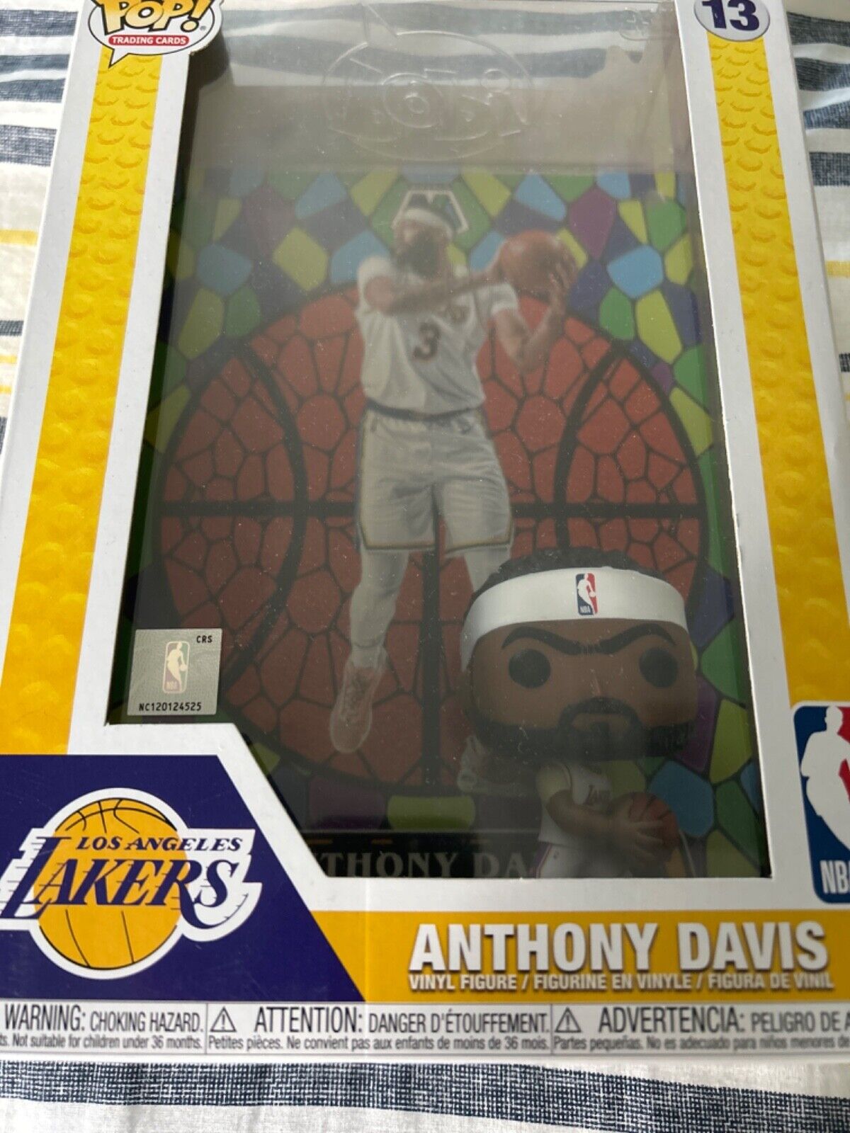 Anthony Davis Los Angeles Lakers Funko Pop with card inside REALLY RARE