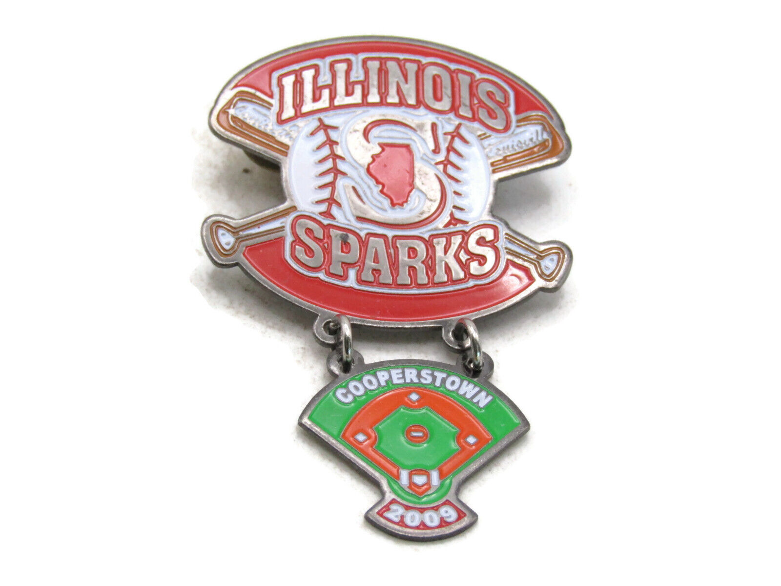 2009 Cooperstown Illinois Sparks Baseball Pin