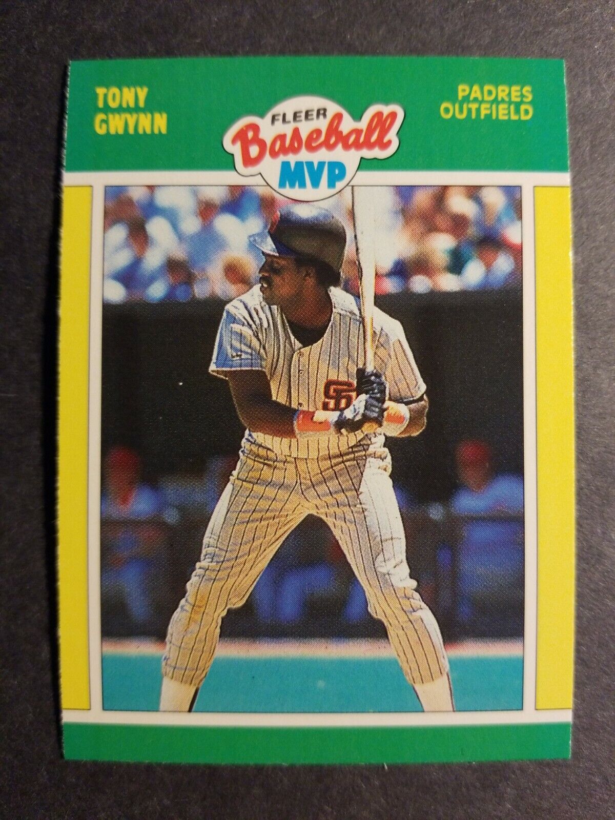 Tony Gwynn San Diego Padres 1989 Fleer MVP  Baseball Card