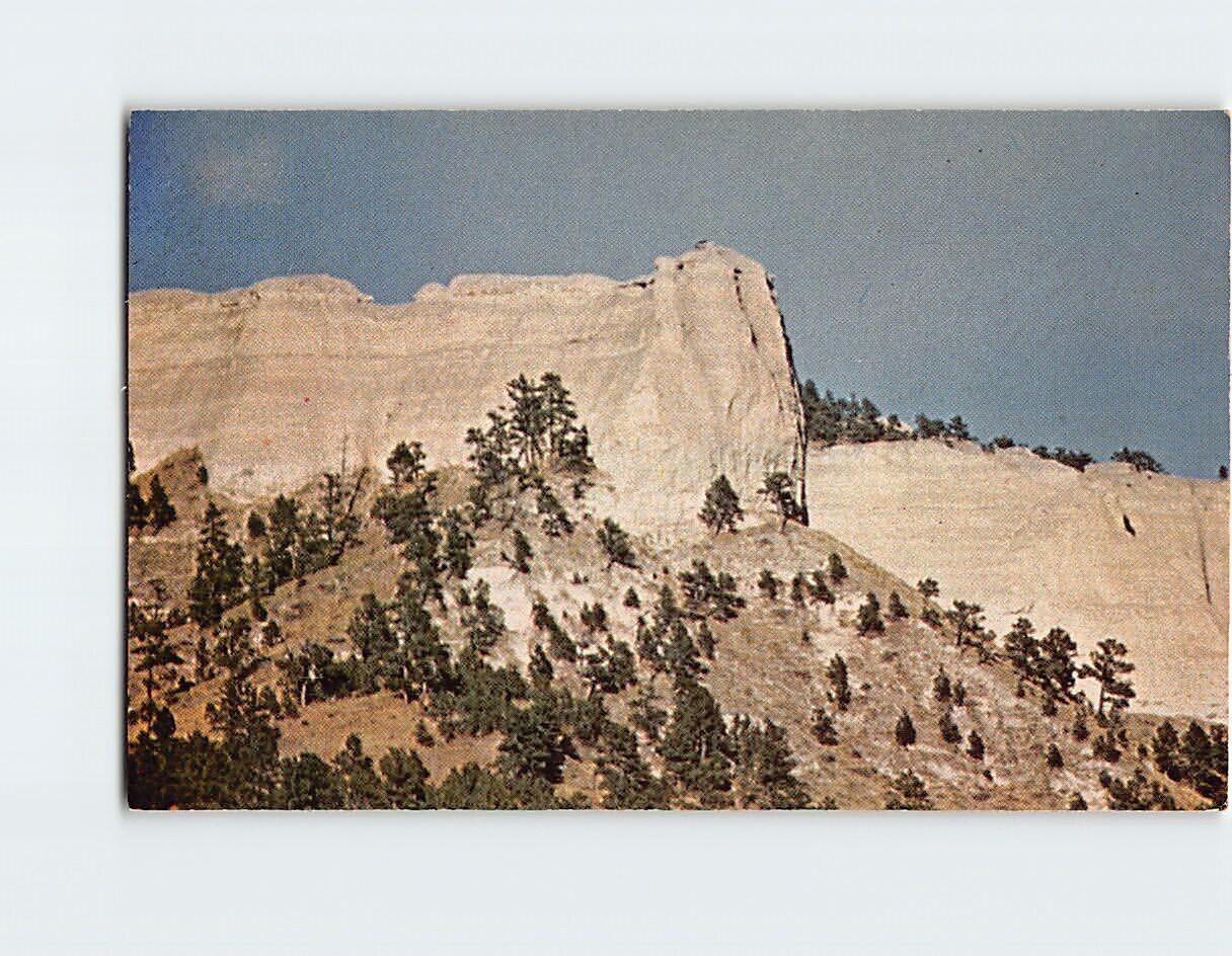 Postcard Crow Butte Indian Lookout Nebraska USA North America