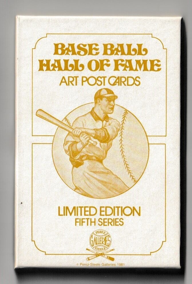 Baseball Hall of Fame Art Postcards Complete Fifth Series 30 Postcards