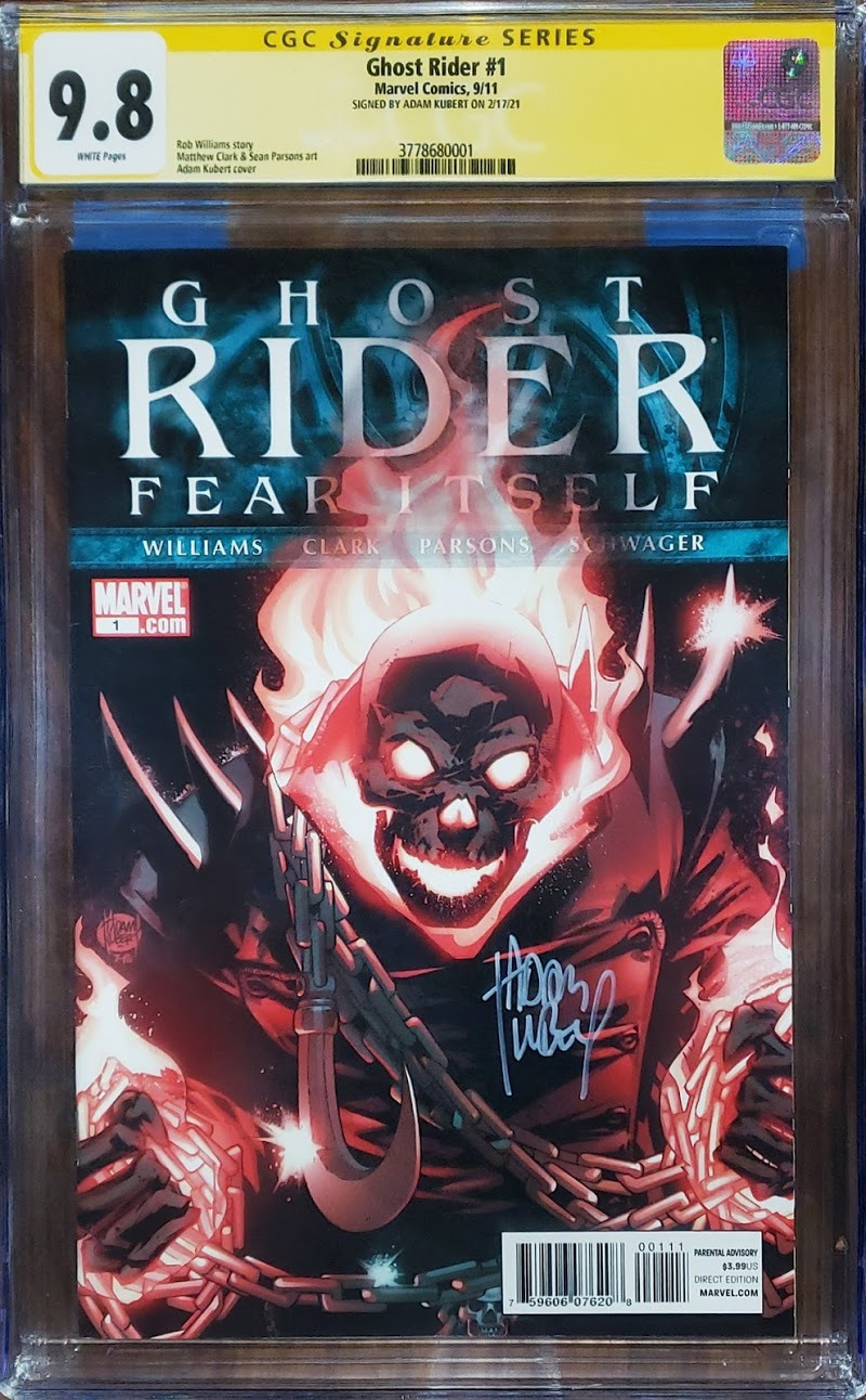 Ghost Rider #1 1st Alejandra Jones, SS by Adam Kubert) CGC 9.8 SUPER RARE