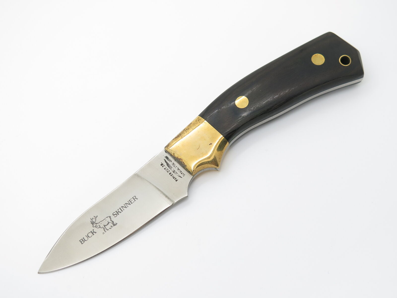 Vtg 1980s Parker Cut Co Tak Fukuta Seki Japan Skinner Fixed Blade Hunting Knife