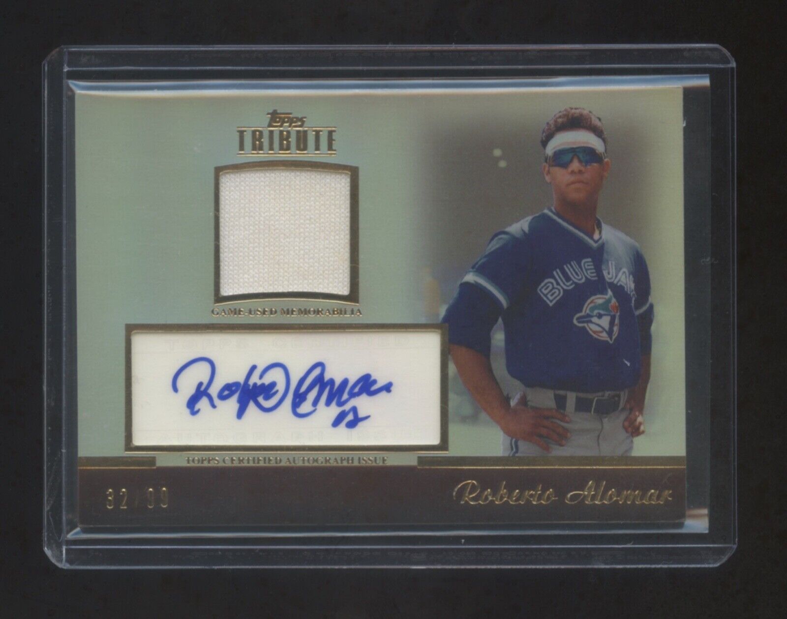 2011 TOPPS TRIBUTE ROBERTO ALAMAR AUTOGRAPH GAME JERSEY 32/99 RARE  $450 A PACK